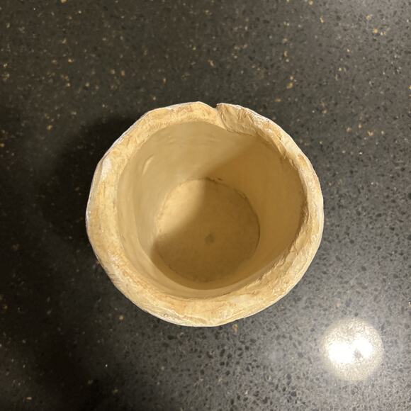 Rustic Lodge Utensil Crock made By Evergreen With Pine Cone And Wilderness Theme - Picture 8 of 12